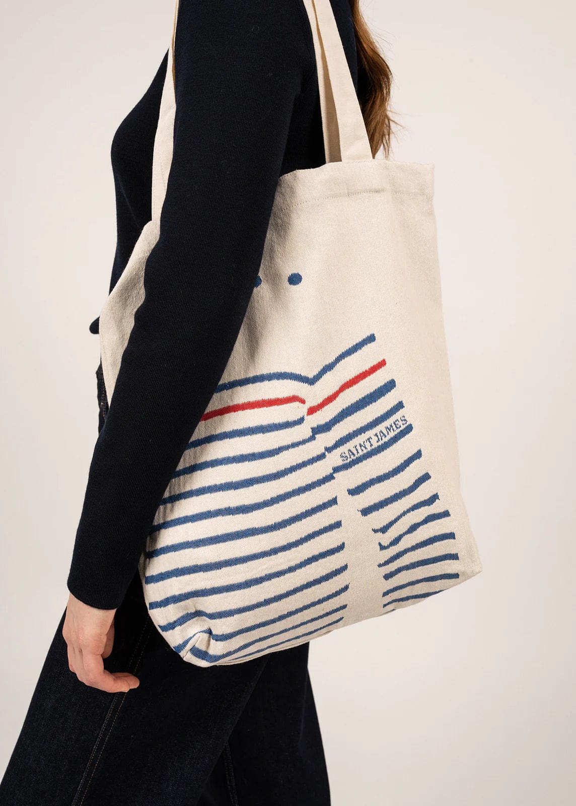 STRIPED TOTE BAG