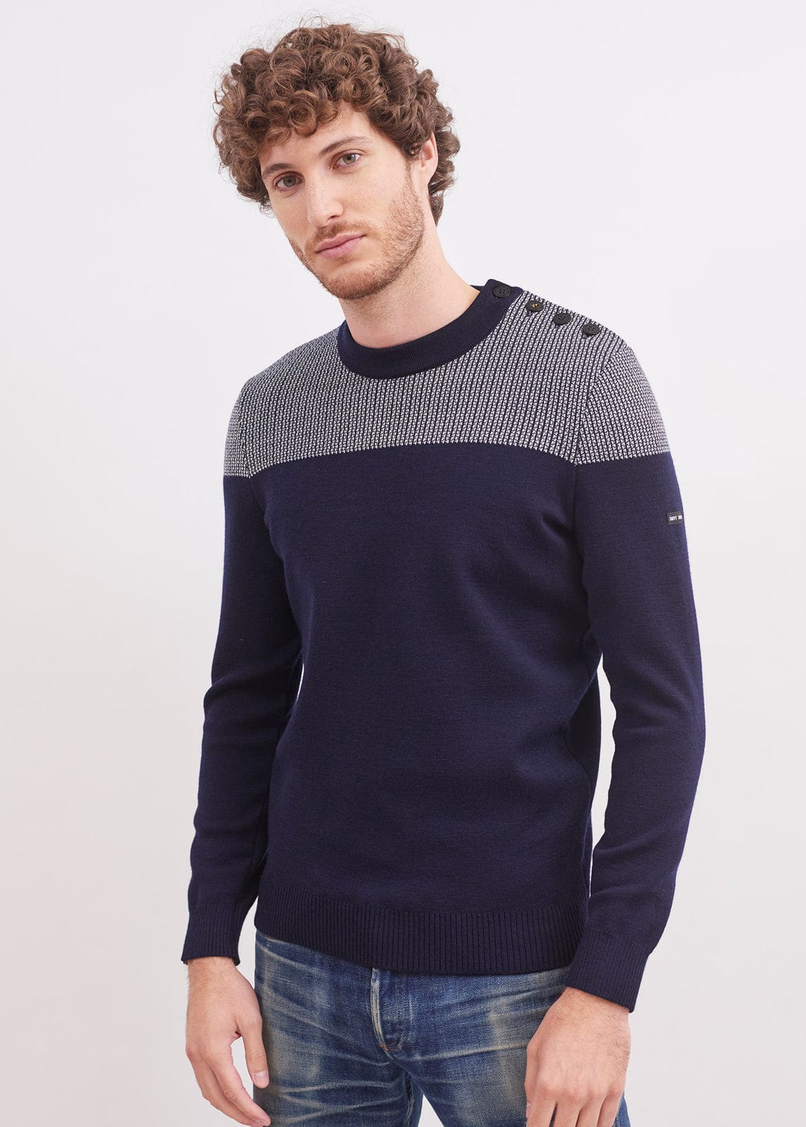 Dinan bicolour sailor jumper